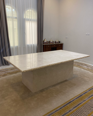 Top angle showing subtle veining and polished finish