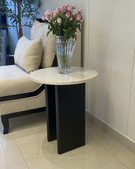 Alya styled in a minimalist bedroom corner