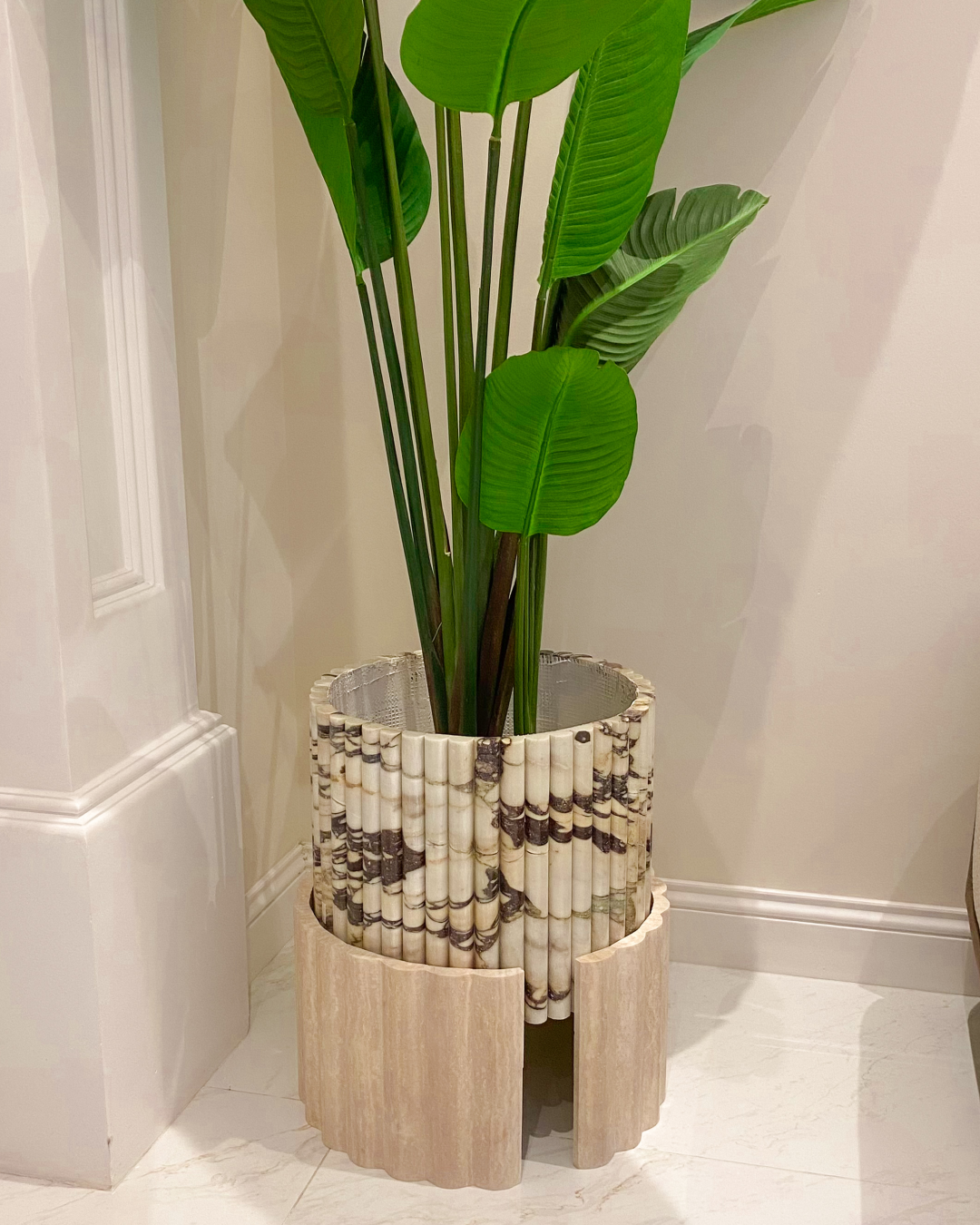 Amara Planter styled in a luxury residential corner