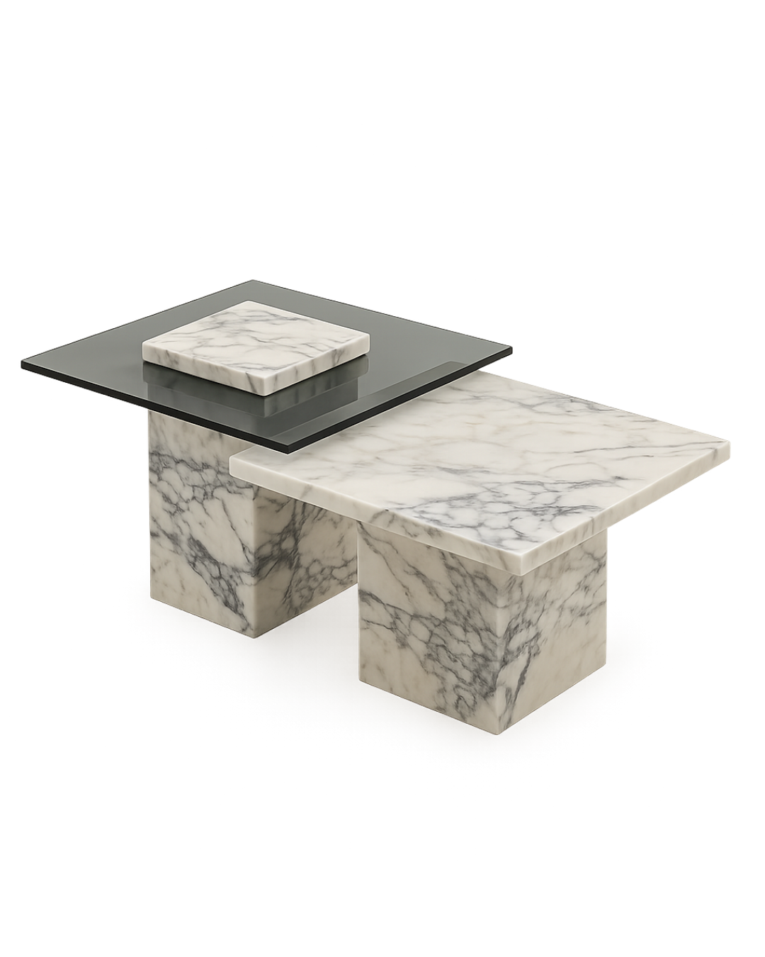 Transparent background image of Greta Coffee Table showing full structure without environmental context