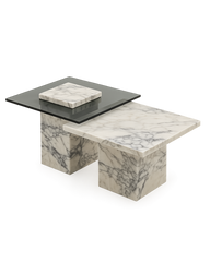 Transparent background image of Greta Coffee Table showing full structure without environmental context
