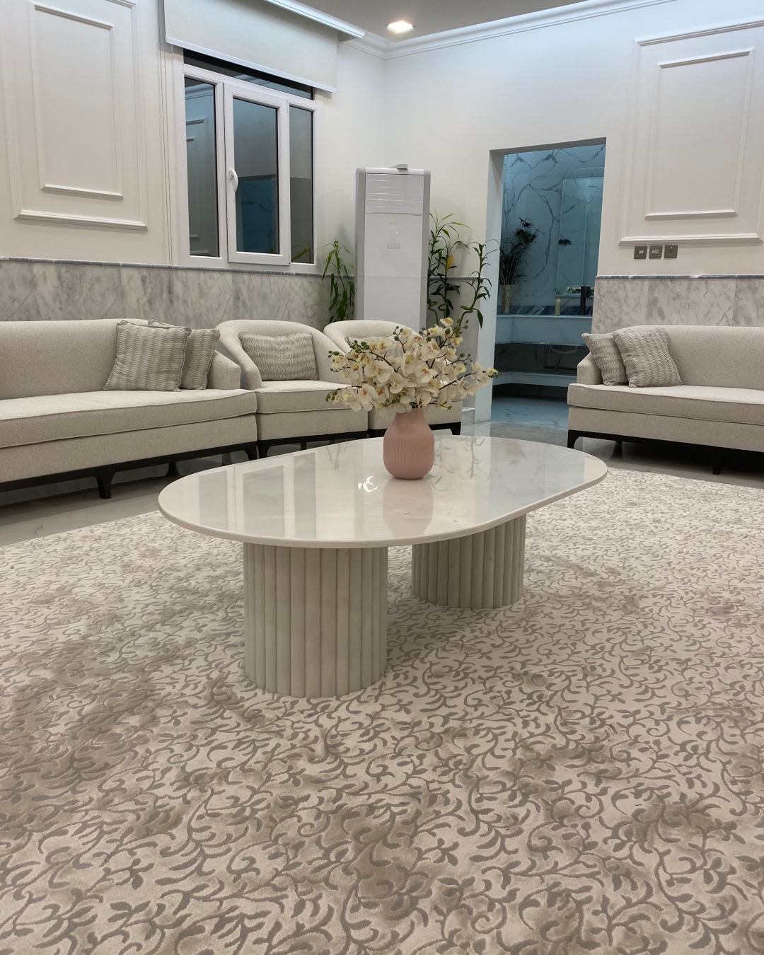 Nova Coffee Table styled in modern Majlis