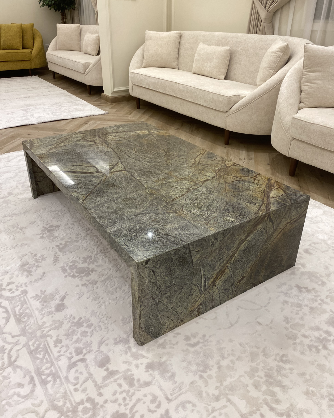 Reem Coffee Table styled in a modern living space