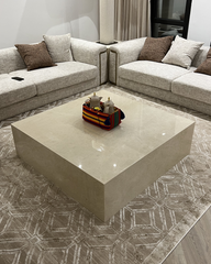 Solano Coffee Table styled with decor in a majlis